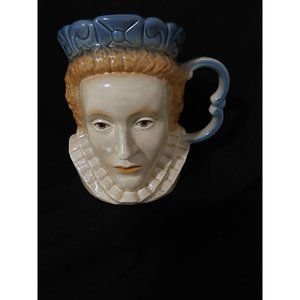 Elizabeth I Mug Made In England Kingston Pottery Rare